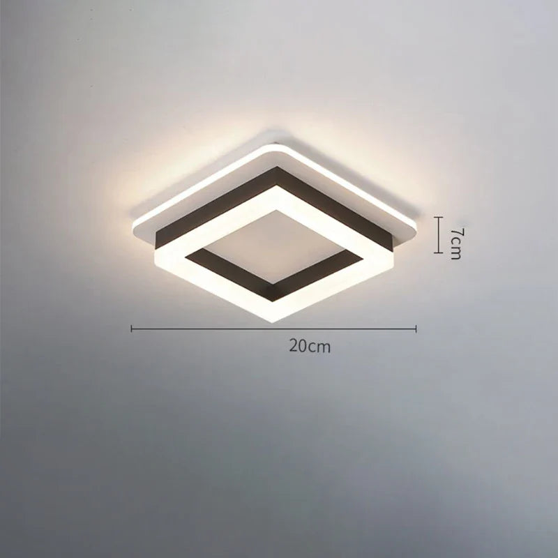 Nordic Led Ceiling Lamp - Indoor Lighting Fixture For Bedroom Dining Living Room Decoration Balcony