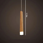 Modern Wooden Stick Pendant Light - Nordic Elegance For Kitchen And Living Room Decor Lights