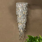 Elena’s Multi - Layer Crystal Pendant Wall Lamp - High - Quality Elegance For Your Living Spaces