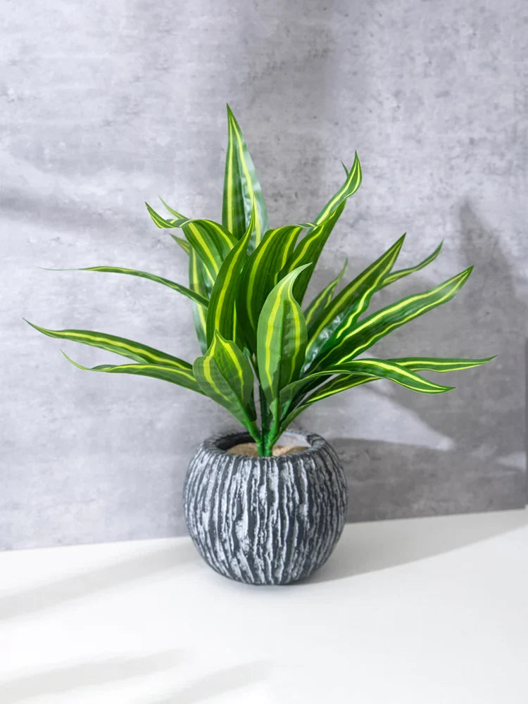 Dlight Decor Aloe Leaf Plant for Fresh Indoor Outdoor Style