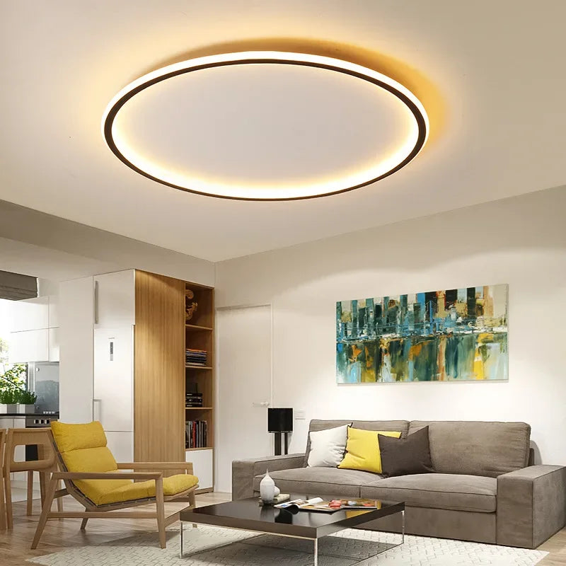 Nordic Minimalist Led Ceiling Light - Perfect For Bedroom Living Room Aisle Study Balcony Circular