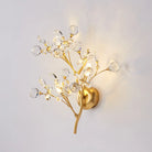 Layla’s Golden Crystal Wall Lamp - Creative Light Luxury For Your Living Spaces Wall Lamp