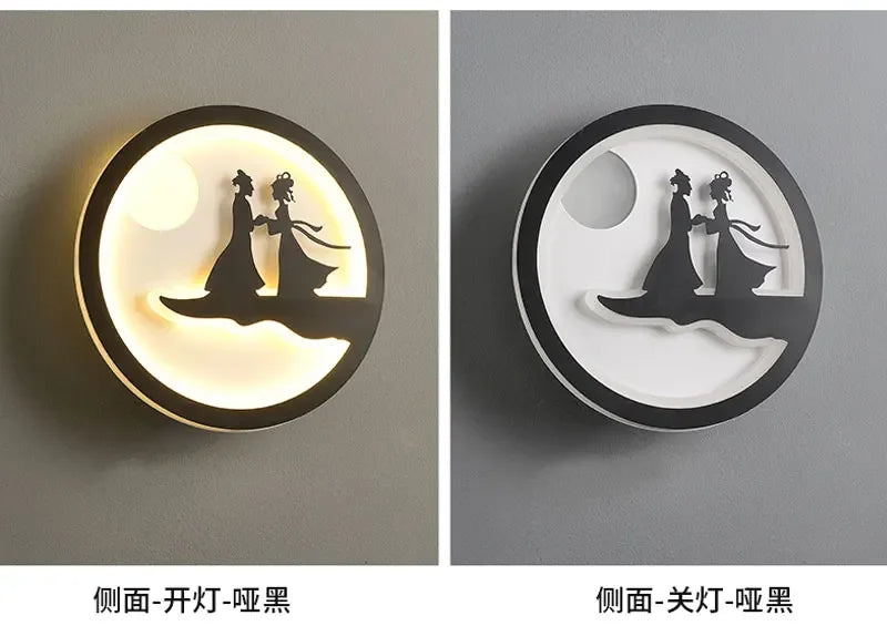 Dlight Decor Nordic Character Glow Wall Lamp Wall Art