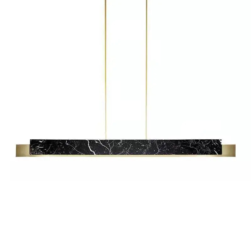 Luxury Marble Chandelier - Modern Led Pendant Lamp For Indoor Lighting And Minimalist Elegance