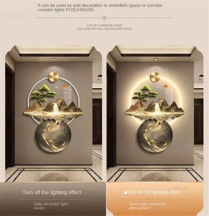 Dlight Decor 3D Wall Painting Light for Hallway Art Wall Art