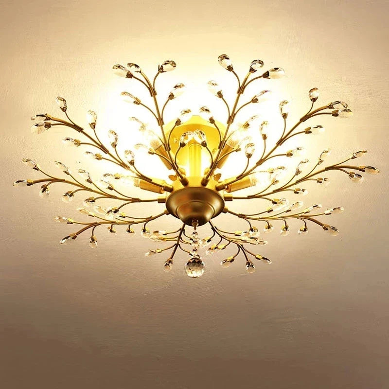 Modern Crystal Chandelier - Perfect For Living Rooms Dining Areas And Bedrooms Chandelier