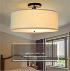 Chic American Country Fabric Led Ceiling Lights - Versatile Lighting For Modern Interiors Ceiling