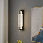 Sophisticated Dimmable Led Crystal Wall Lamp - Elevate Your Bedroom And Living Room Decor Black