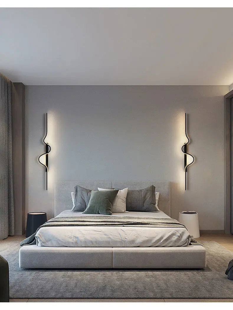 Dlight Decor Black Modern LED Wall Light Fixture