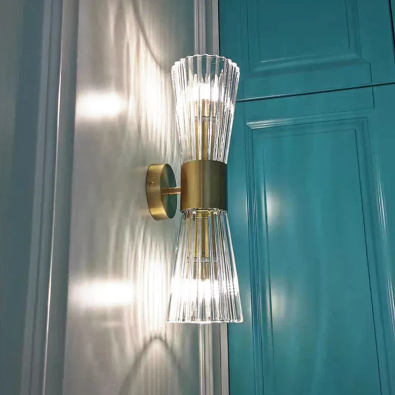 Hazel’s Luxury Gold Led Wall Lamp - Elegant Lighting For Your Foyer And Dining Room Wall Lamp