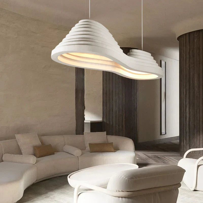 Minimalist Nordic Wabi - Sabi Led Ceiling Chandelier - Perfect For Living Rooms Dining Bedrooms And