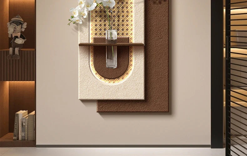 Dlight Decor LED Green Vase Wall Light for Hallways Wall Art