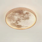 Nordic Led Ceiling Lamp - Wooden Moon Design Ideal For Aisle Balcony Bedroom Dining Room Stylish