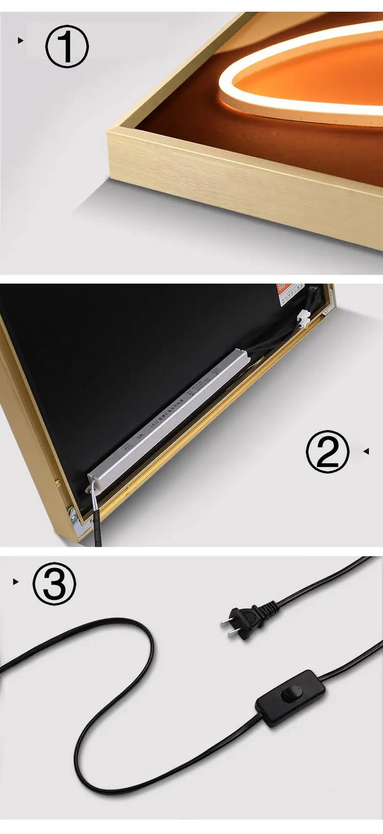 Dlight Decor Linear Wall Lamp for Modern Interiors Wall Art