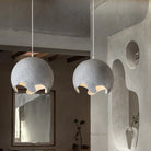 Nordic Wabi Sabi E27 Led Pendant Lights - Japan Restaurant Resin Hanging Lamp For Dining Room Bar