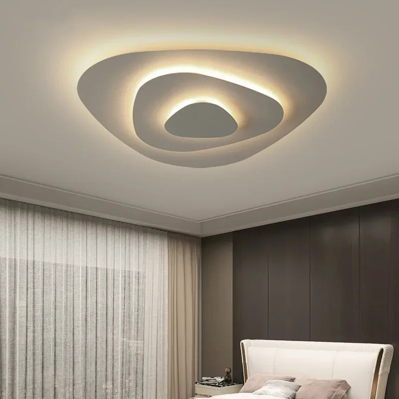 Nordic Led Corrugated Ceiling Lamp - Perfect For Living Dining Room Bedroom Children’s Study And