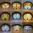 Vintage Turkish Tiffany Ceiling Lights - Artistic Elegance For Living Rooms And Bedrooms Ceiling