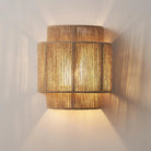 Retro Bohemian Rattan Wall Lamp - Artistic Lighting For Bedroom Restaurant And More Wall Lamp