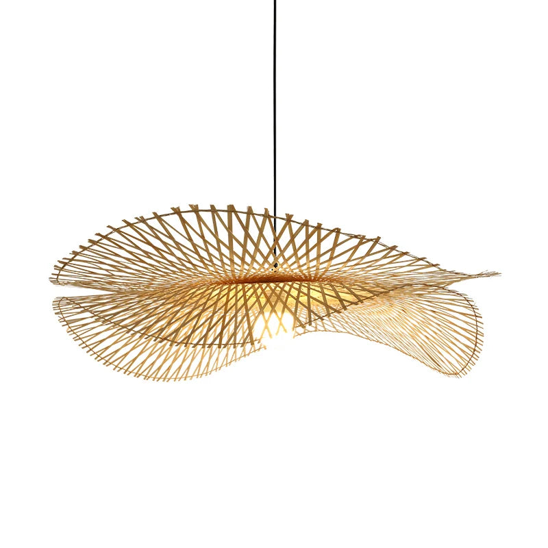 Bamboo Woven Chandeliers - Natural Rattan Elegance For Your Kitchen And Living Room Pendant Lights