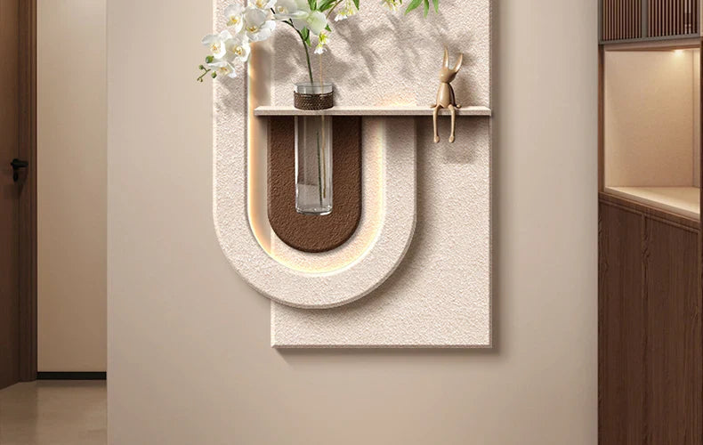 Dlight Decor LED Green Vase Wall Light for Hallways Wall Art