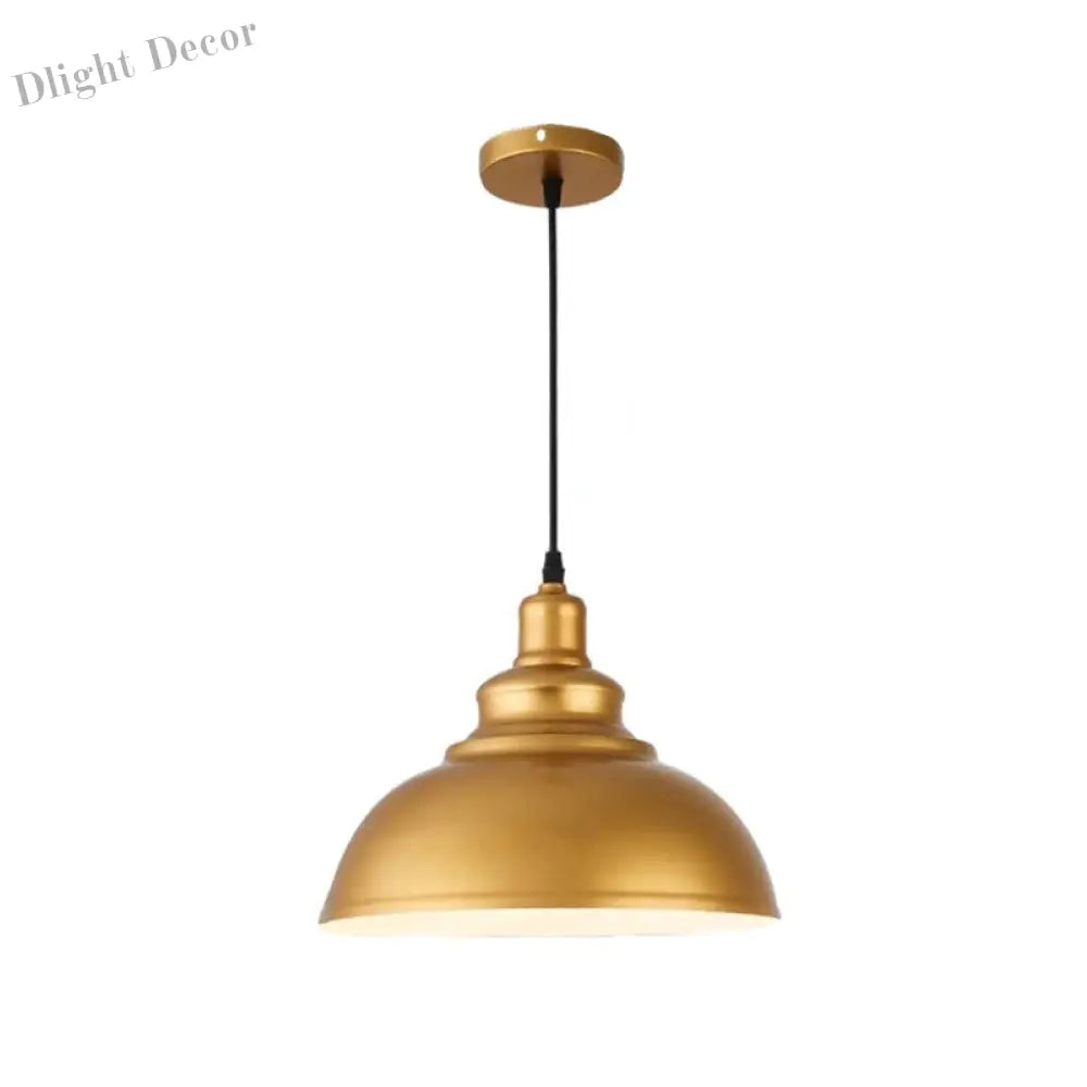 Aaliyah - Adjustable Industrial Dome Pendant Light Lighting