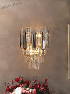 Abigail’s Modern Led Crystal Wall Lamp - Elegant Interior Dec Wall Lamp