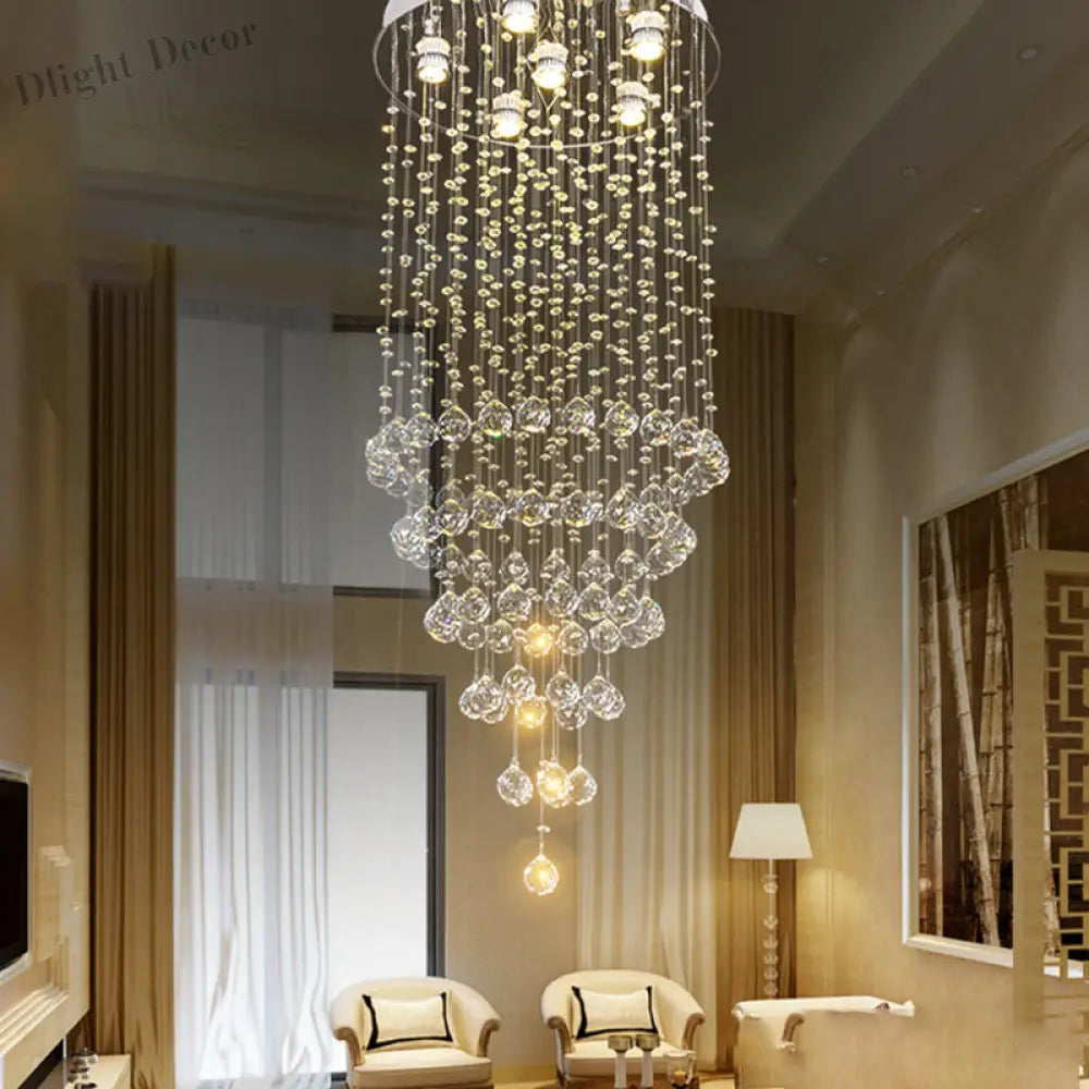 Adaline Elegance Meets Sparkling Light: Minimalist Crystal Flush Mount Ceiling Light