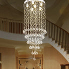 Adaline Elegance Meets Sparkling Light: Minimalist Crystal Flush Mount Ceiling Light