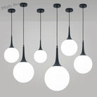 Adeline Modern Globe Pendant - Stylish Glass Light For Dining Rooms Lighting