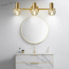 Adjustable Copper Vanity Lamp - Modern Led Mirror Light For Bedroom And Bathroom Wall Lamp