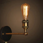 Adjustable Industrial Metal Wall Lamp - Vintage Lighting With Pull Chain Switch Wall Lamp