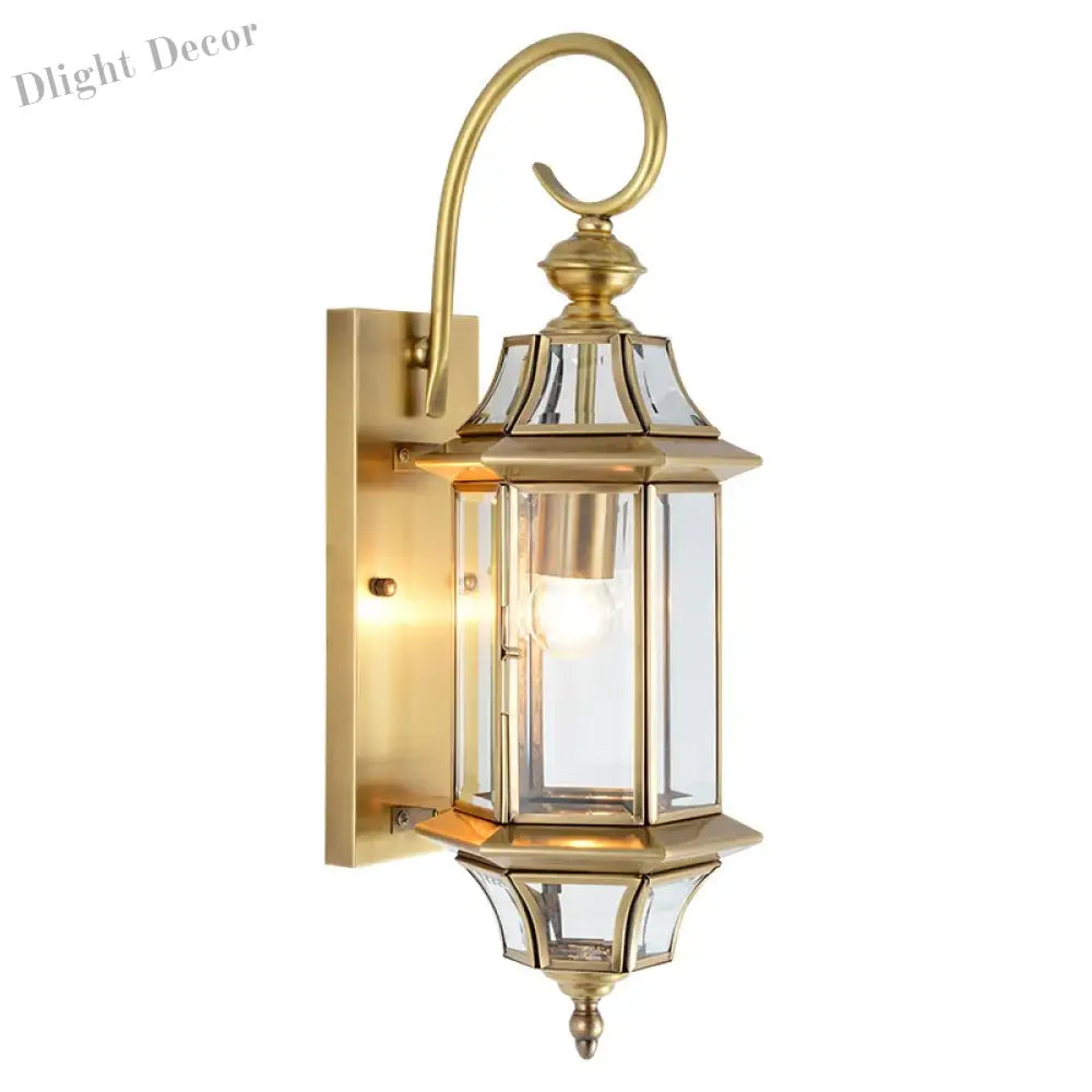 Alanna - European - Style All - Copper Wall Light Classic Elegance For Every Space Wall Lamp