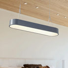 Alexis Modern Elliptical Pendant Lamp: A Touch Of Contemporary Elegance Grey / 33.5’ Lighting