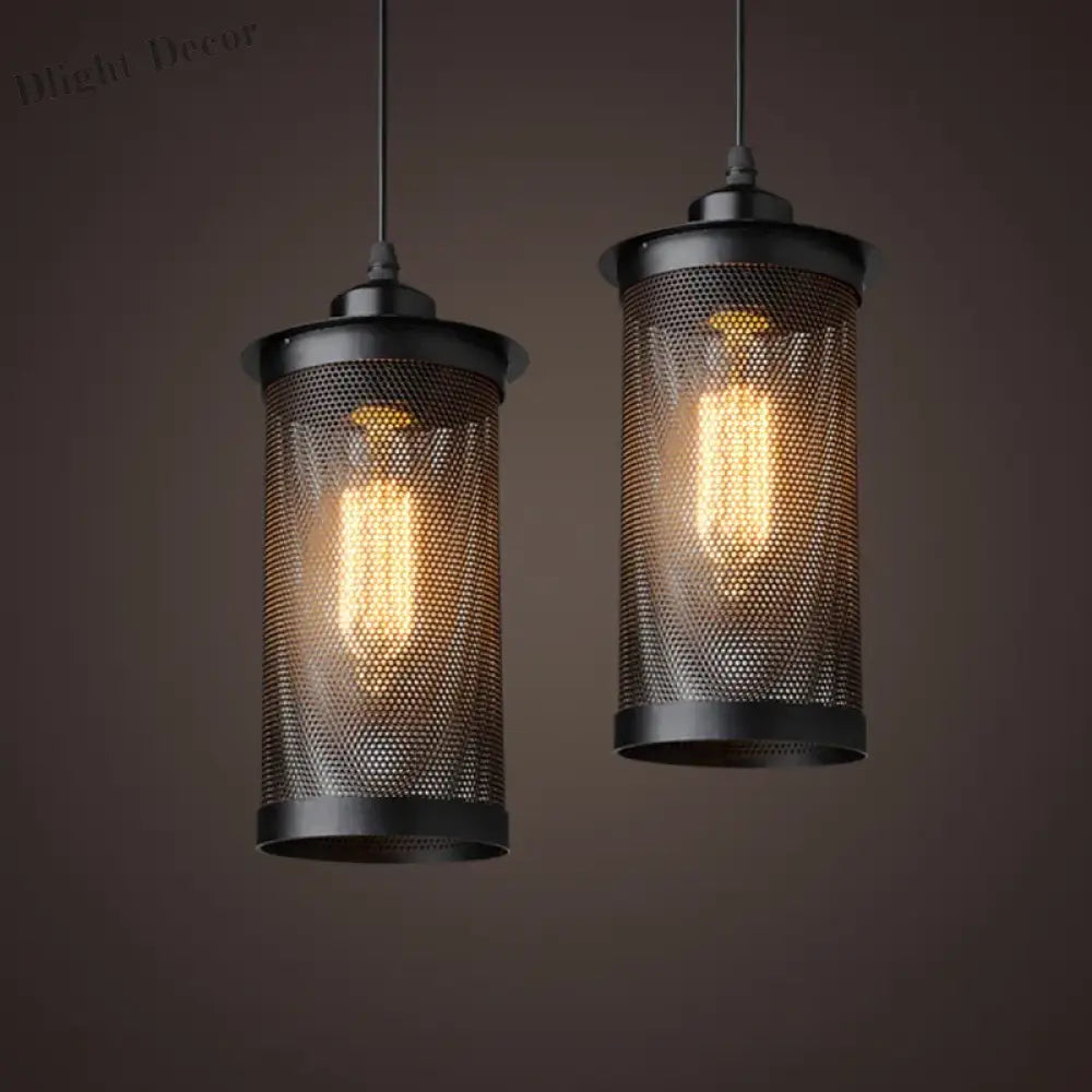 Alice’s Vintage Mesh Cage Pendant Light Lights