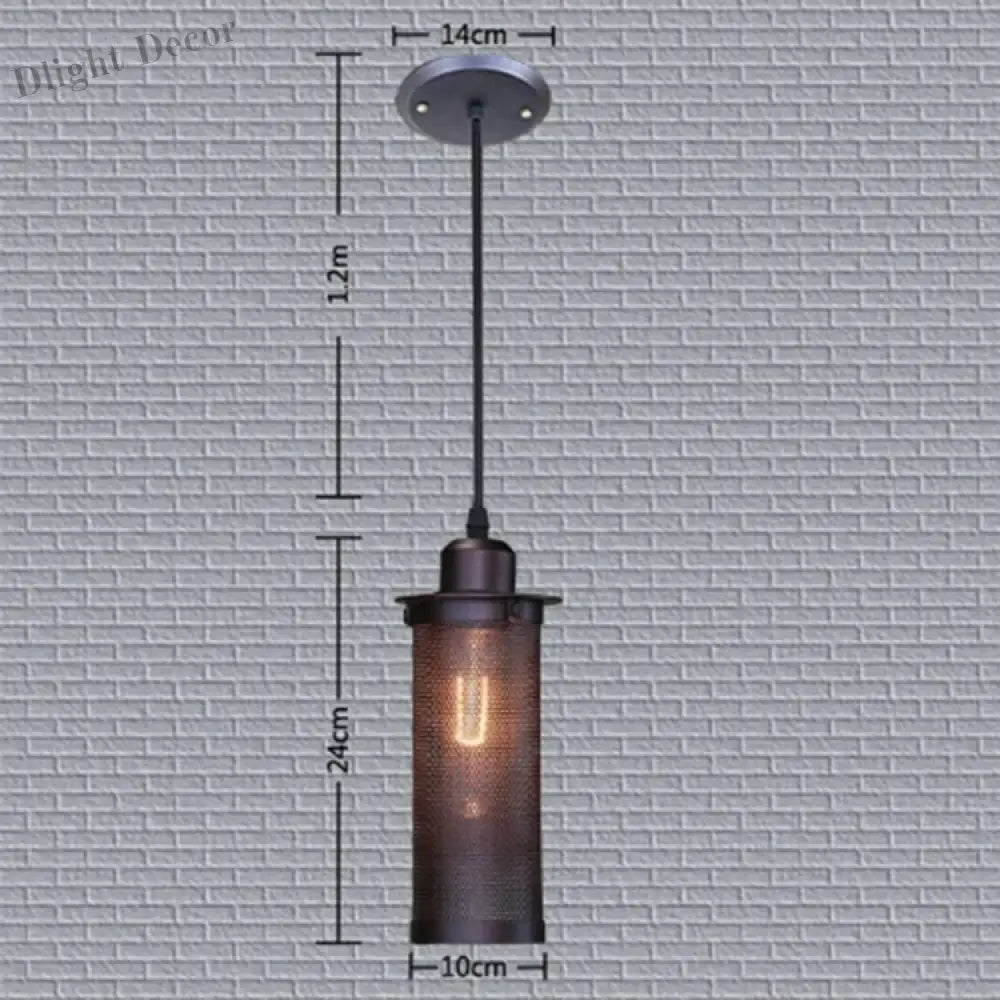 Alice’s Vintage Mesh Cage Pendant Light Lights