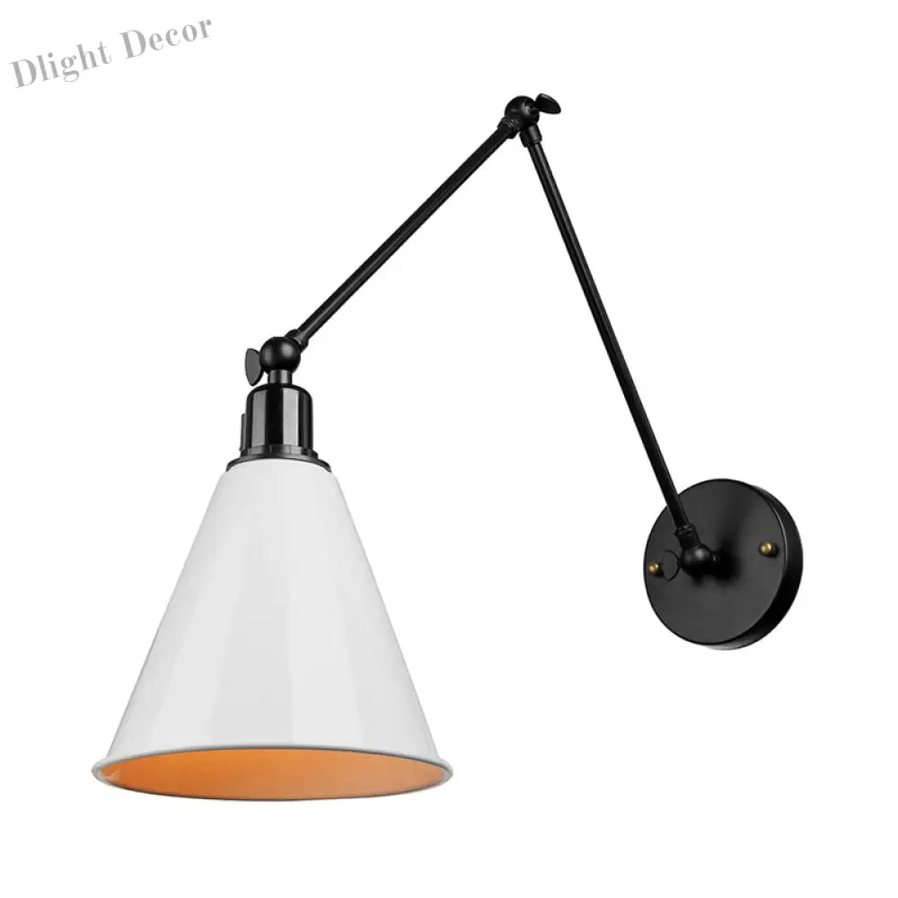 Alistair’s Industrial Wall Sconce - Classic 1 - Light Swing Arm Wall Light