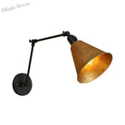 Alistair’s Industrial Wall Sconce - Classic 1 - Light Swing Arm Wall Light