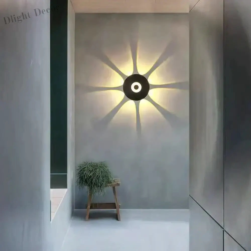 Amandine’s Led Outdoor Wall Sconce - Elegant Easy - To - Install Accent Light Lighting