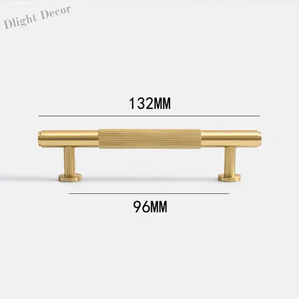 American Style Brass Cabinet Handles – Light Luxury Extended Wardrobe Door Pulls 9015-1-132 Handles