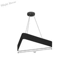 Amiyah Geometric Glow - Triangle Cafe Pendant Lamp Lighting