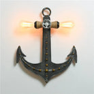 Anchor Your Space In Industrial Style: The Iron Wall Lamp Black Wall Light