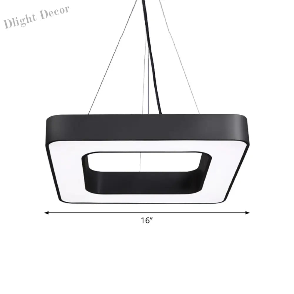 Annie Modern Square Led Pendant Lamp Ceiling Light