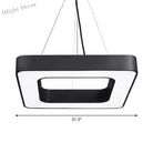 Annie Modern Square Led Pendant Lamp Ceiling Light