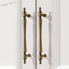 Antique American Brass Cabinet Handle – Bronzed Wardrobe Pull Bar and Drawer Knob Handles