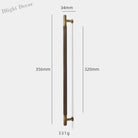 Antique Brass Furniture Handles – Bronze Plated Cabinet Pulls and Wardrobe Bar Knobs 356mm Handles