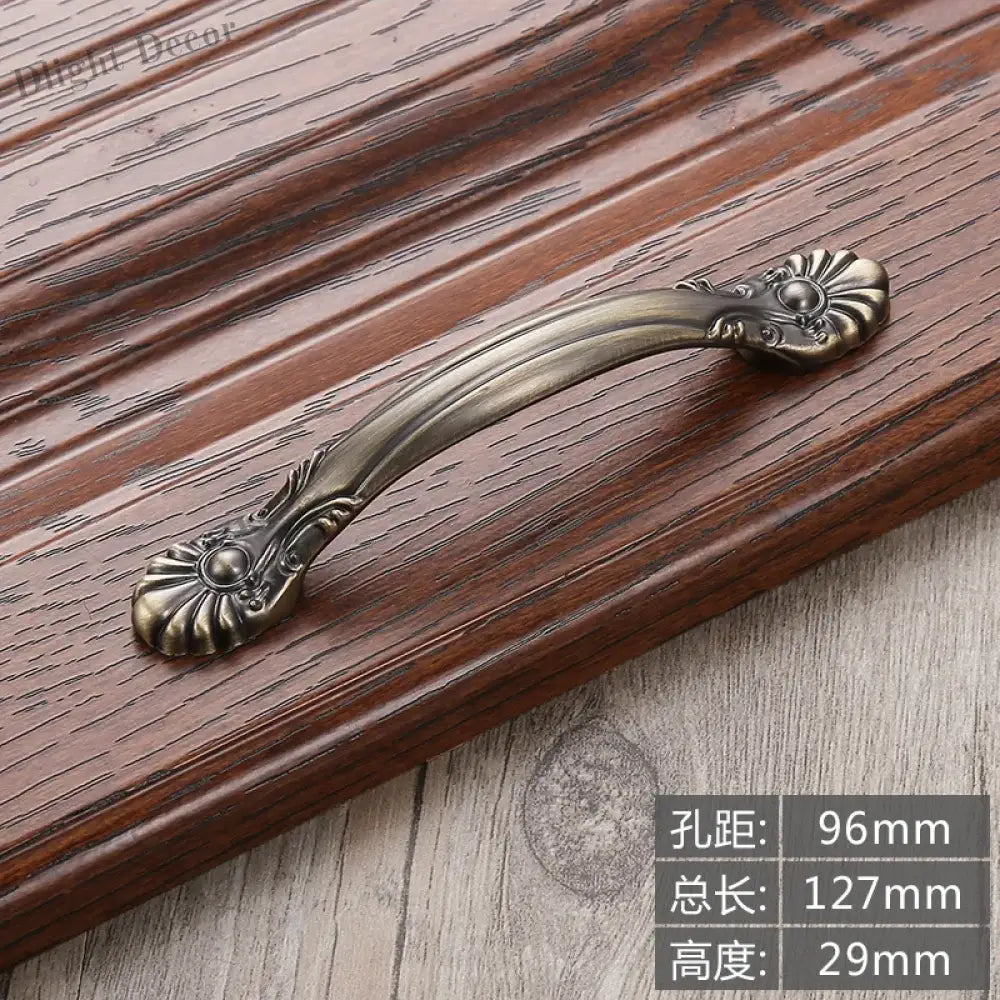 Antique Bronze Cabinet Knobs and Handles – Vintage Furniture Hardware 222-96mm Handles