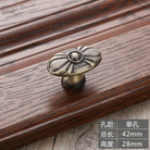 Antique Bronze Cabinet Knobs and Handles – Vintage Furniture Hardware 222 single hole Handles