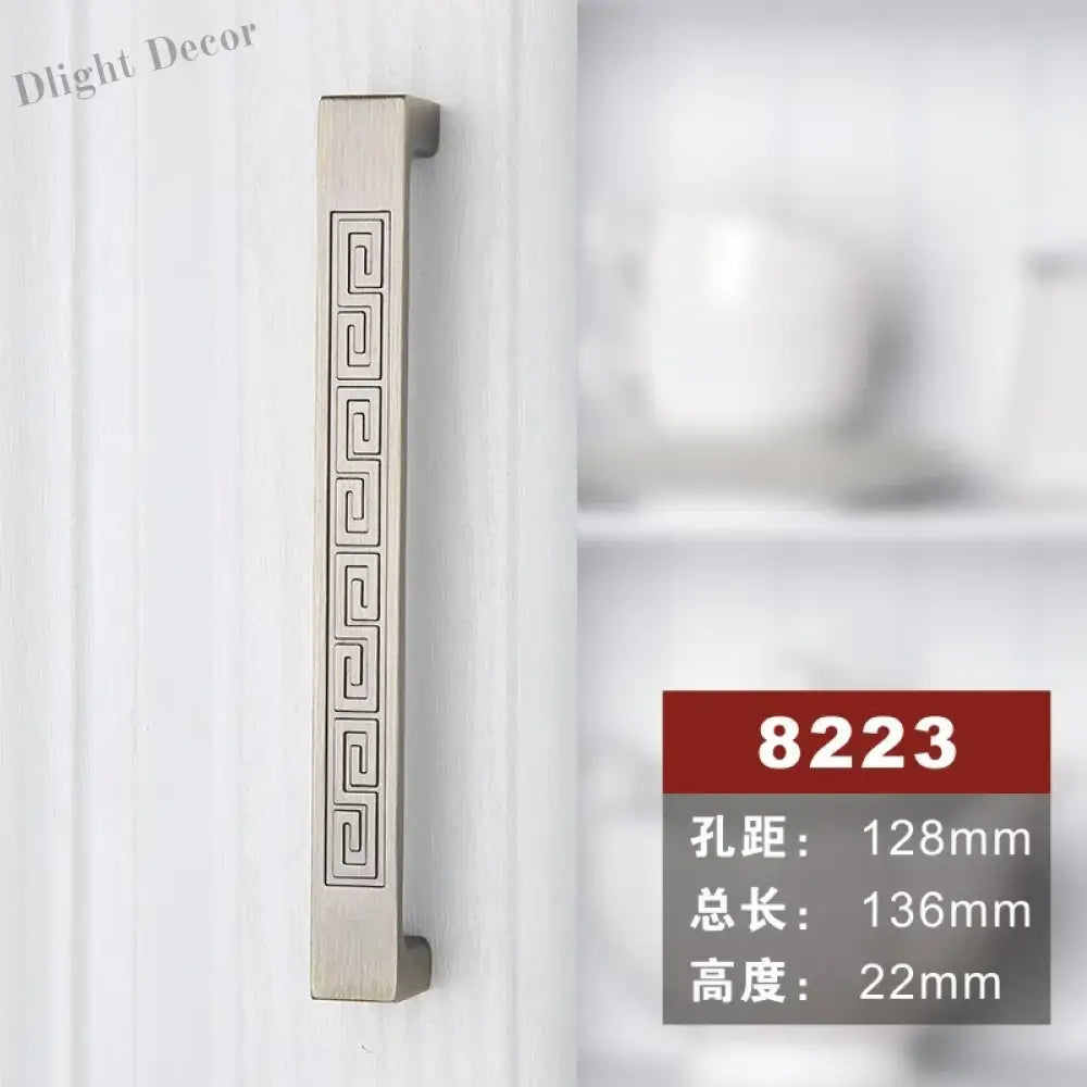 Antique Bronze Cabinet Knobs and Handles – Vintage Furniture Hardware 8223 128mm Handles