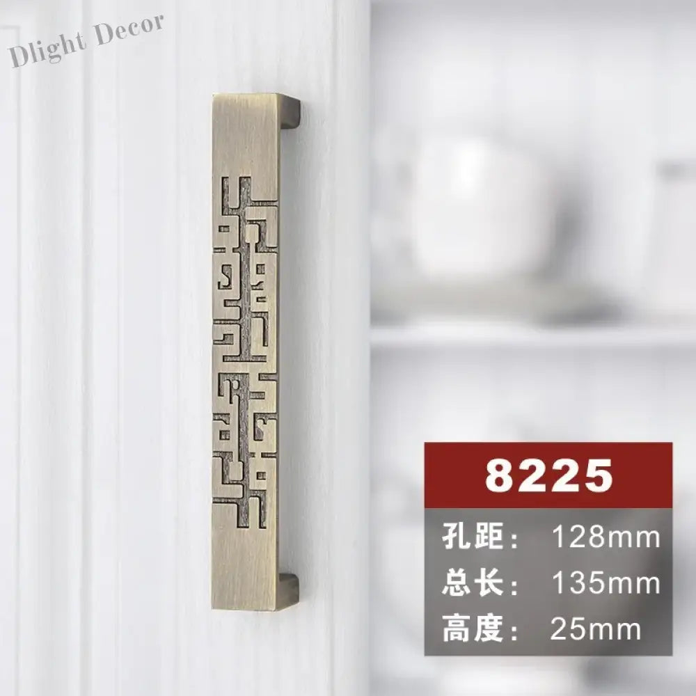 Antique Bronze Cabinet Knobs and Handles – Vintage Furniture Hardware 8225 128mm Handles