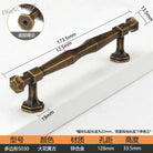 Antique Bronze Cupboard Door Handles – Retro Furniture Pulls 5030 128mm